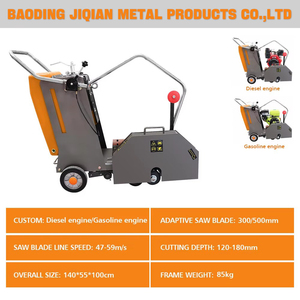 Gergaji beton bensin mesin Diesel beton aspal mesin pemotong 180mm gergaji lantai pemotong - Product Image 2