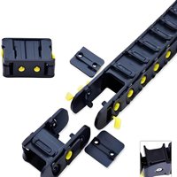 Yodel Kualitas Tinggi 20*57 Rangkaian Kabel Pelindung Tertutup Penuh, Konveyor Kawat, Pandu Linear, Rantai Tarik Nylon CNC