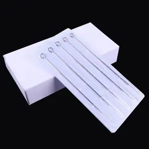 2024 Premium Long Taper Traditional Tattoo Needle 0.35Mm 50Pcs Disposable Rl Rs Rm M1 M2 F Tattoo Needles Sterilized/