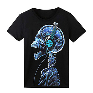 Max 2022 nueva camiseta luminosa activada por sonido personalizada al por mayor camisetas para hombres y mujeres con ecualizador iluminado - Product Image 2