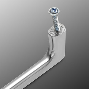 Pegangan pintu Nordic, lemari pakaian perak terang minimalis Modern minimalis cerah - Product Image 4