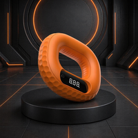 Poignée ergonomique en silicone texturé, compteur numérique, pince de musculation haute précision, renforceur de force de la main pour les athlètes
