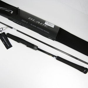 Canne à pêche Ocea Blade Jigging 6m, action moyenne rapide, pêche en mer, maquereau, fibre de carbone, noire - Product Image 3
