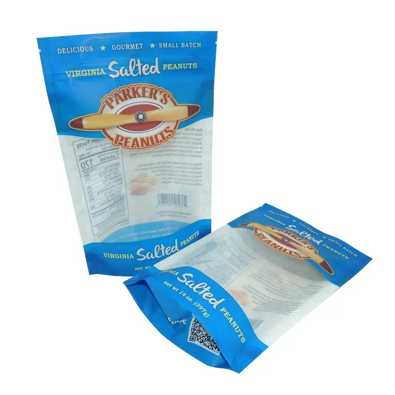 Герметичный подставка для домашних животных + полиэтиленовый пакет с прозрачным окошком для упаковки арахиса и пищевых продуктов для хранения и транспортировки