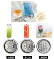 Canette en plastique PET de 500 ml (16 oz) avec couvercle pour sodas, champagne, boissons énergisantes et whisky - Scellage à anneau de traction - Logo personnalisé