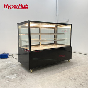 Vitrina Refrigerada Comercial para Pasteles, con Descongelación Automática, Puertas Traseras Deslizantes, para Pastelería - Product Image 2