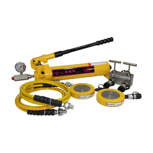 Vérin hydraulique portable ultra-mince à simple effet 5-200T réglable, vérin de surpression en acier, OEM GS - Product Image 3