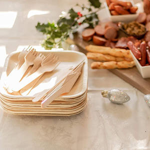 Piatti Monouso in Foglia di Palma <span class=keywords><strong>Areca</strong></span> 100% Compostabili e Biodegradabili, Piatti Ecologici per Feste - Product Image 5