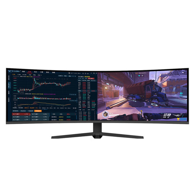 49 Inch 165Hz Monitor Ultra Wide 32:9 Curved Screen 1500R Panel 5K 5120*1440 Monitor for Gaming