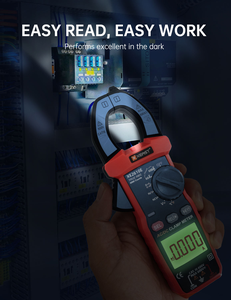 XEAST XE-2610E True RMS Digital Clamp Meter AC/DC spush NCV temperatura capacità OEM supporto personalizzato continuità - Product Image 6