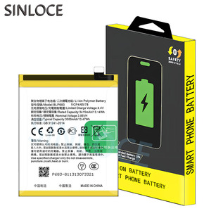 Sinloce <span class=keywords><strong>แบ</strong></span><span class=keywords><strong>ต</strong></span>เตอรี่โทรศัพท์มือถือสำหรับ A7X <span class=keywords><strong>OPPO</strong></span> A7S F9pro <span class=keywords><strong>F9</strong></span> BLP683. Realme - Product Image 1