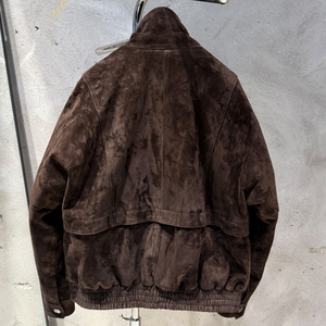 Giacche Primaverili da <span class=keywords><strong>Donna</strong></span> <span class=keywords><strong>in</strong></span> <span class=keywords><strong>Pelle</strong></span>, Bomber <span class=keywords><strong>Oversize</strong></span> <span class=keywords><strong>in</strong></span> <span class=keywords><strong>Pelle</strong></span>, Giacche <span class=keywords><strong>in</strong></span> Camoscio Marrone Cioccolato - Product Image 2