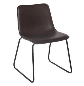 Chaise de salle à manger à prix direct d'usine en gros Pp à l'intérieur avec éponge <span class=keywords><strong>et</strong></span> tube en métal enduit de poudre de tissu - Product Image 2