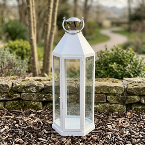 Wholesale Latest Tall Metal Candle Pillar Holder <b>Lantern</b> in Dual Tone for Home and Outdoor Decoration - Product Image 5