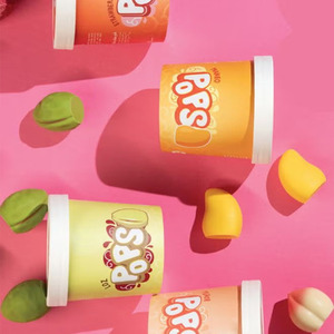 Nhà Máy OEM Đồ Ăn Nhẹ Kỳ Lạ Khác Nhau Mini Trái Cây Hương Vị Pops Trái Cây Hình Dạng Ice Cream Xô - Product Image 4