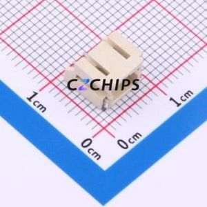 HCZZ0451-2 Wire-to-Board Pin Header SMD,P=2mm,Horizontal Mount Connector 1x2P 2mm Horizontal Mount PH - Product Image 1