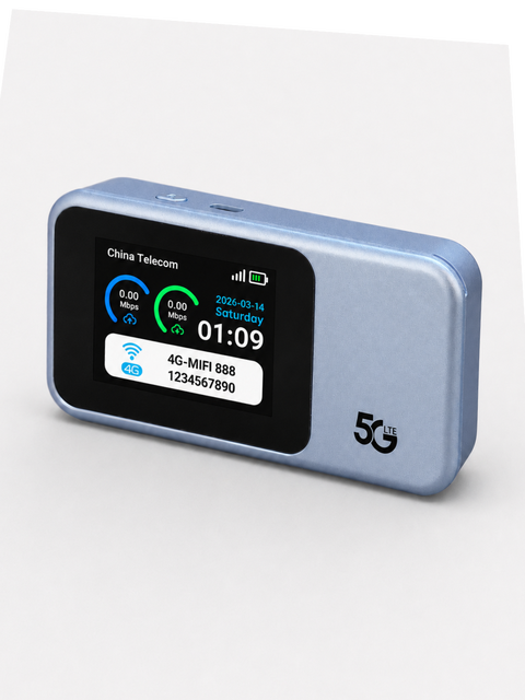 4G LTE Dual-Band WiFi6 Mobile Hotspot ZX7520V3T 2-Inch HD LCD Screen 3000mAh Battery SIM Card MIFI Router for Europe Asia Market