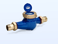 CHENSHUO DN20 ISO4064 Certified Multi-Flow Horizontal Water Meter Mechanical Brass/Nylon/ABS Plastic IP68 Protection Threaded