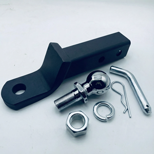 Support de <span class=keywords><strong>remorque</strong></span> robuste à double trou de 2 po, récepteur de 2 po, noir mat, anti-rouille, barre de remorquage 6000 lb pour SUV, camionnette, tout-terrain - Product Image 3