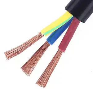 Kabel elektrik, bebas oksigen, tembaga murni, kabel tahan api, 2-5core, 1,5 mm2, 5mm2, 4mm2, 3x2.5