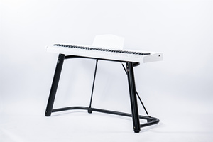 <span class=keywords><strong>Piano</strong></span> numérique Badu Music à 88 touches, clavier électronique pour débutants, léger en plastique, prise casque, synthétiseur sensible au toucher - Product Image 6