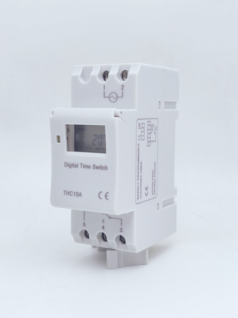 SUL810 Industrial Digital Timer 16A Programmable Time Switch with LCD Display 220V Max. Voltage