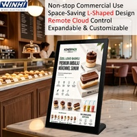 Tableta Android de 10.1/14/15.6 Pulgadas con Forma de L para Comentarios de Clientes, Menú de Restaurante, Señalización Digital y Publicidad en Comercios
