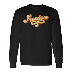 Freedom Long Sleeve T-<b>Shirt</b> <b>70s</b> 80s Vintage Retro Style - Product Image 2