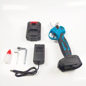 <span class=keywords><strong>Sécateur</strong></span> <span class=keywords><strong>électrique</strong></span> de jardin en métal au lithium 21V CC, batterie 2AH/4AH, moteur sans balais sans fil, coupe ambidextre - Product Image 4
