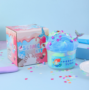 Nuevo Set de Slime de Mantequilla de Sirena con Aroma a Helado de 200 ml – Set de Juguetes Educativos para Niños para Aliviar el Estrés y Hacer Manualidades - Product Image 3