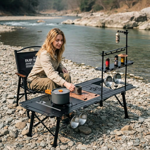 <span class=keywords><strong>Mesa</strong></span> Táctica Modular de Aleación de Aluminio IGT, Altura Ajustable, Placas de Ensamblaje DIY, <span class=keywords><strong>Mesa</strong></span> Plegable Portátil para Acampar, para Barbacoa al Aire Libre - Product Image 1
