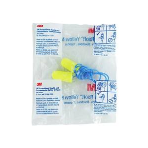 مقابس أذن نيونية 3 أمتار ، سدادات أذن صفراء ناعمة بسلك للاستعمال مرة واحدة 33 NRR ، إسفنج تعافي بطيء ، سدادة أذن ملفوفة بشكل فردي - Product Image 3