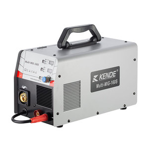 เครื่องเชื่อม KENDE DC Inverter <span class=keywords><strong>MIG</strong></span>/MAG/TIG/MMA 160A 4.4kW CO2/Gasless แบบพกพา สำหรับเชื่อมสแตนเลส  30% ดิวตี้ไซเคิล ใช้ลวดเชื่อมขนาด 1.0 มม. - Product Image 2