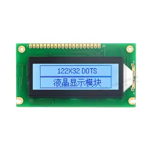 20ピングラフィックLCD8ビットパラレル122X32モノクロディスプレイ互換Wg12232A