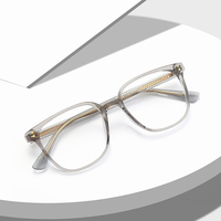 Monture de lunettes optiques Partagas Square TR90 avec branches à fixation par broche CP, anti-lumière bleue, pour femmes et hommes