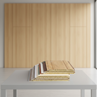 Panneau mural intégré en fibre de bois de bambou, imperméable, facile à installer, commande en gros pour hôtel, appartement, bureau