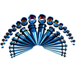 Новинка 36 шт./компл. набор для растяжки ушных вкладышей набор для расширения ушной пробки из нержавеющей стали набор для пирсинга телесный туннель расширитель ювелирные изделия для тела - Product Image 2