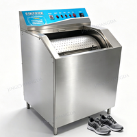 Machine à laver les chaussures en acier inoxydable entièrement automatique à usage industriel et commercial