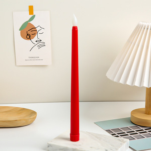 Pin hoạt động Flameless Candle Lights với 10-Key từ xa, nhấp nháy <span class=keywords><strong>LED</strong></span> 3D Wick cho trang trí nội thất - Product Image 4