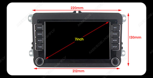 MEKEDE-Reproductor multimedia con Android para coche, pantalla IPS de 7 pulgadas, DSP, RDS, para VW/<span class=keywords><strong>Golf</strong></span>/Polo/Tiguan/Passat/Seat/Leon/Skoda/Octavia - Product Image 5