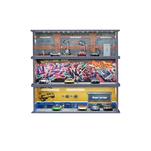 نموذج مشهد واقعي قابل للتخصيص بمقياس 1/64 من البلاستيك PVC مع إضاءة أكريليك - Product Image 5