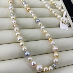 <b>Candy</b> Rainbow 4-5MM Ultra Exquisite Mixed Color Baby Beads Near Flaws Oil Bright Pearls Versatile for Daily Use Pearl <b>Necklaces</b> - Product Image 1