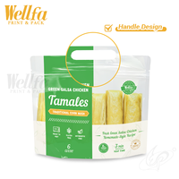 Sachet Doypack personnalisé avec logo, sans BPA, résistant à la chaleur, avec fenêtre, pour Tamales mexicains, prêt à réchauffer, pour Tamales de maïs Masa