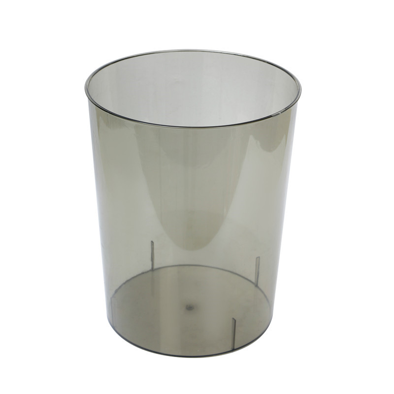 Бытовая пластиковая корзина для мусора с нажимным кольцом, Классический контейнер для мусора для дома, офиса, отходов на открытом воздухе