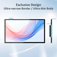 Tableta PC Android Comercial de 15.6 Pulgadas para Montaje en Pared con Pantalla Táctil Capacitiva IPS, RK3568 RK3288, Android 10/11, POE, NFC para Publicidad