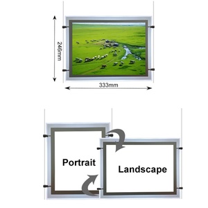 Customizable Advertising <b>Light</b> <b>Boxes</b> Ultra Thin Advertising Lighting <b>LED</b> <b>Light</b> Box for Indoor Outdoor - Product Image 1