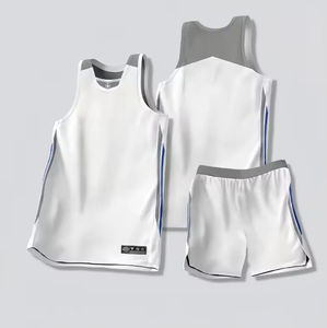 Camiseta de Baloncesto de Malla sin Mangas, Estilo Americano, Personalizada con Logotipo, Transpirable, de Secado Rápido, al Por Mayor - Product Image 1