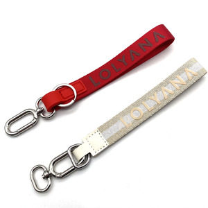 YYX Porte-clés double pochette personnalisé avec logo, mini portefeuille, mousqueton ovale, cordon de suspension pour femme - Product Image 2