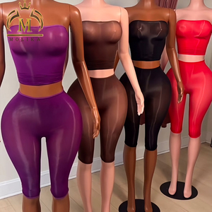 <span class=keywords><strong>Abbigliamento</strong></span> Sexy da <span class=keywords><strong>Donna</strong></span>, Top Trasparente in Rete e Leggings Abbinati, Set Due Pezzi Sexy <span class=keywords><strong>Vintage</strong></span>, <span class=keywords><strong>Abbigliamento</strong></span> Estivo Femminile - Product Image 1