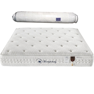 Servicio OEM/ODM, Colchón de Muelles Ensacados, Látex Natural, Logotipo Personalizado, Fabricado en Fábrica, Enrollado y Empaquetado, Colchón con Resorte y Cubierta de Algodón - Product Image 1